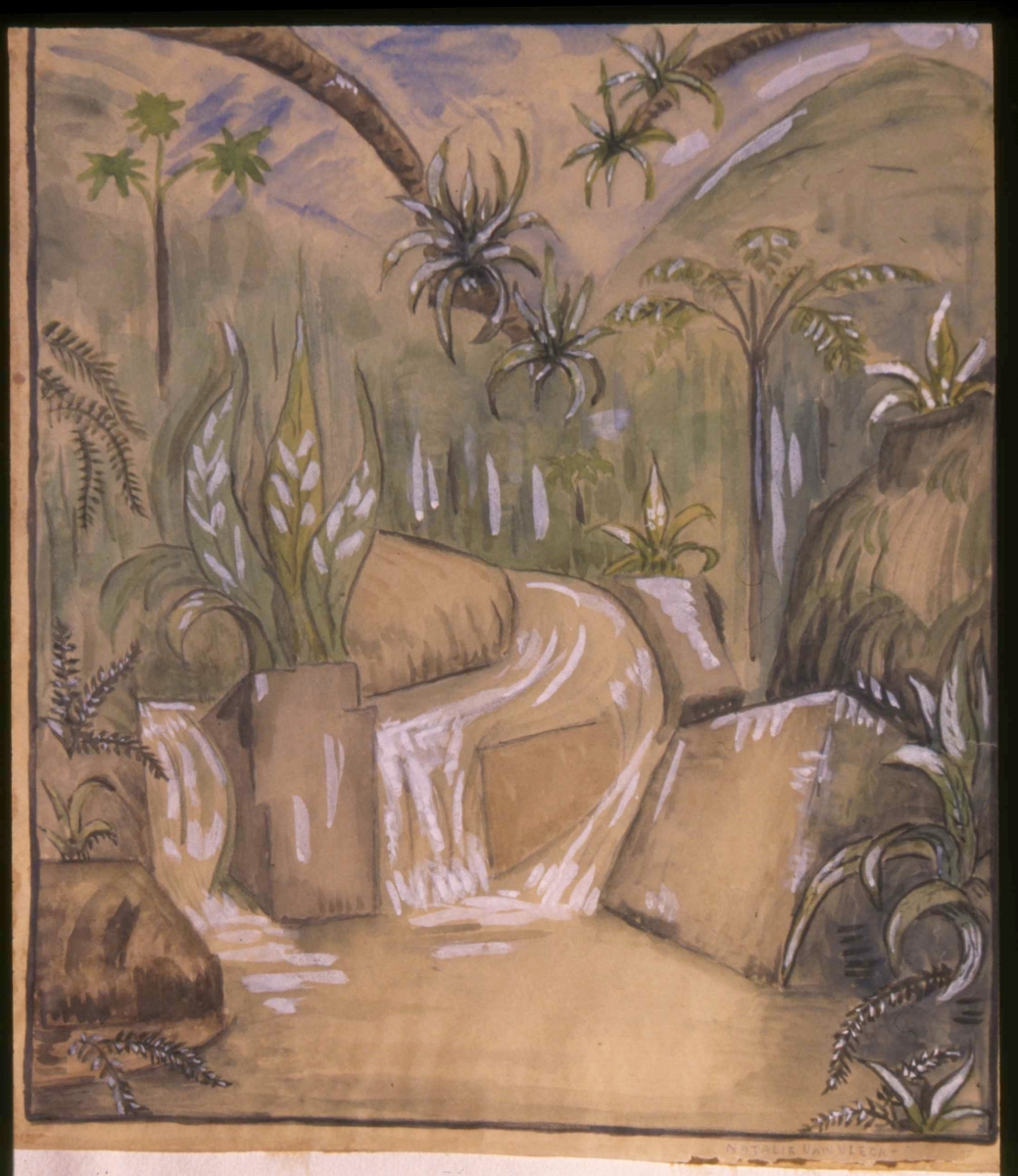 Tropical Waterfall, Dominica? 1926          